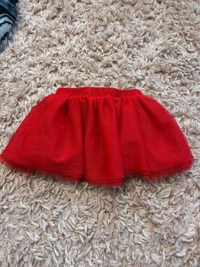 Cat & Jack Bright Red Tulle Skirt